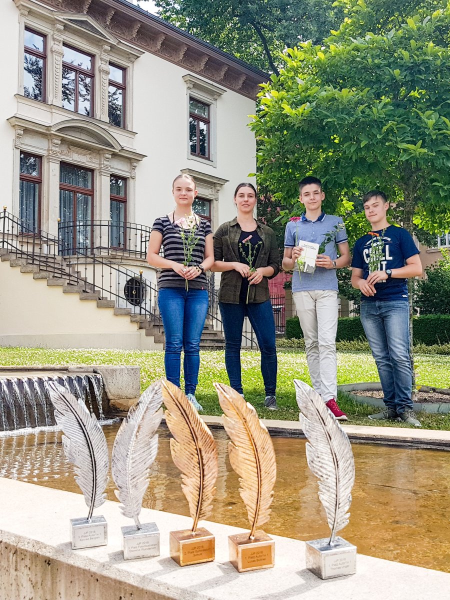 Zweiter Platz in der Kategorie Gymnasium beim Sächsischen Jugendjournalistenpreis 2018