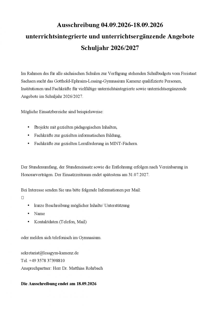Schulbudget