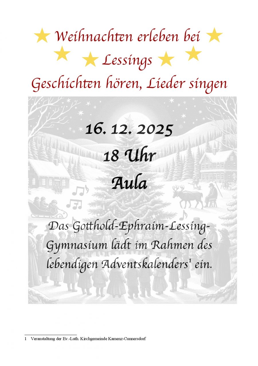 Lebendiger Adventskalender